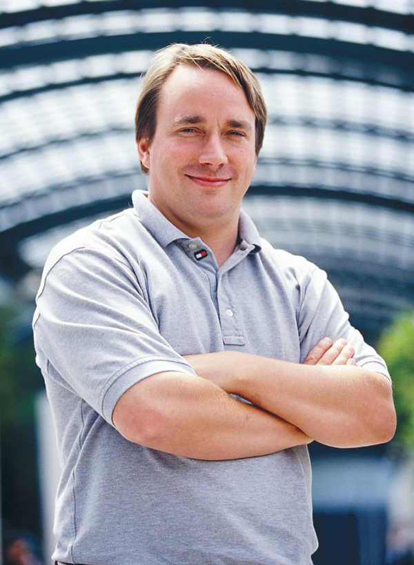 Image of Linus Torvalds, creator of the Linux kernel